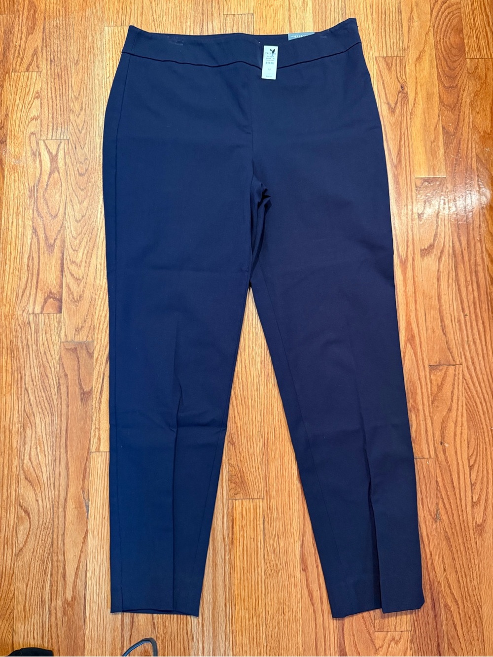 Talbots Chatham Ankle Pants Women’s 12 Navy Blue Fit NEW W TAGS NWT Retails $99